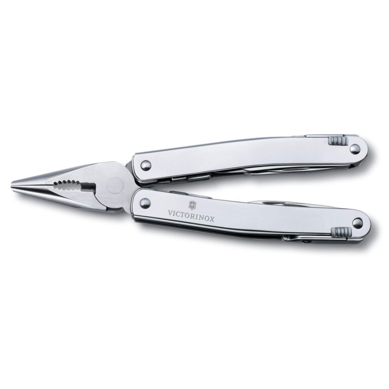 Victorinox Swiss Tool Spirit X Plus Swiss Army Knife, 35 Function Swiss Made Multi-Tool with Needle-nose pliers - Silver - Image 4