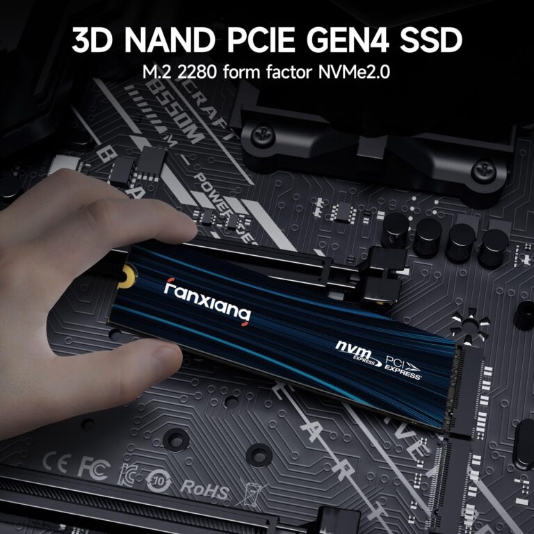 fanxiang 4TB PCIe NVMe SSD Gen 4 Gaming SSD M.2 2280, Up to 7300MB/s Compatible with PS5, Internal Solid State Drive for Gamers, Professionals, Creators S880E - Image 8