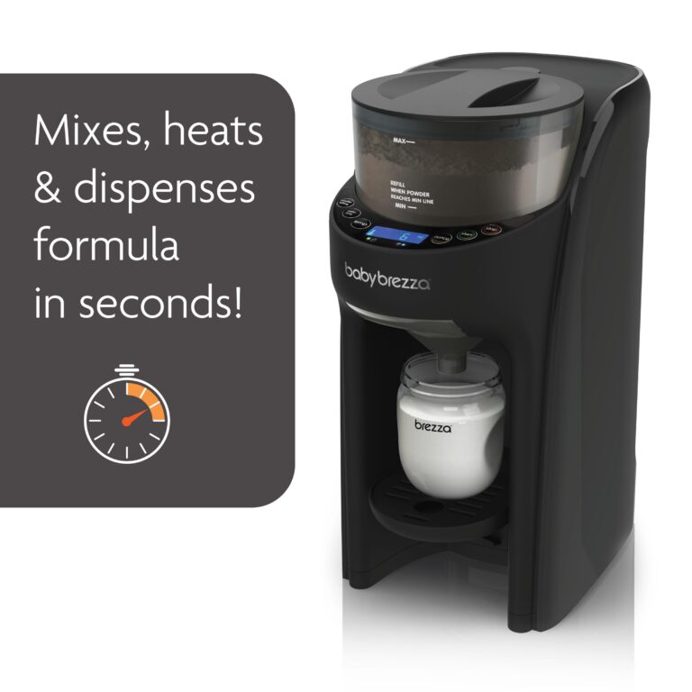 Baby Brezza Formula Pro Advanced WiFi Formula Dispenser - Automatically Mix a Warm Formula Bottle From Your Phone Instantly – Easily Make Bottle With Automatic Powder Blending Machine, Black - Image 8