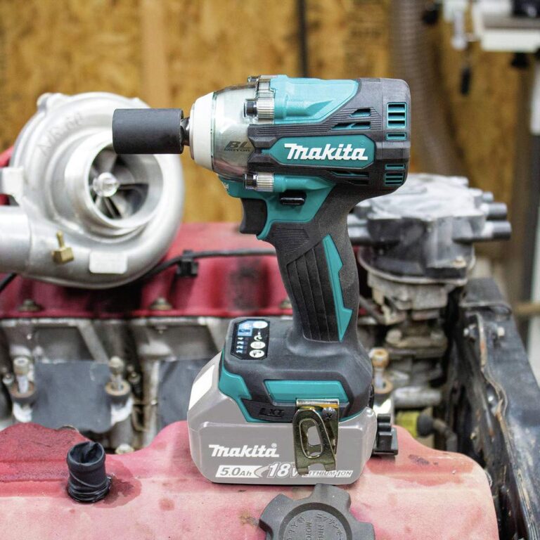 Makita XWT14Z 18V LXT Lithium-Ion Brushless Cordless 4-Speed 1/2" Sq. Drive Impact Wrench w/Friction Ring Anvil, Tool Only - Image 4