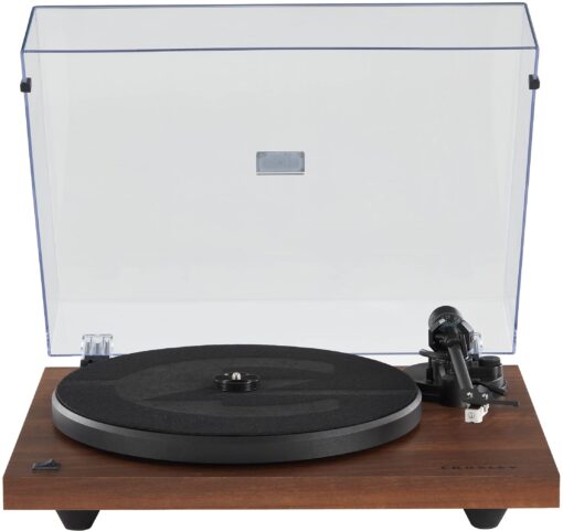 Crosley C6B-WA Belt-Drive Bluetooth Turntable Record Player with Adjustable Tone Arm, Walnut