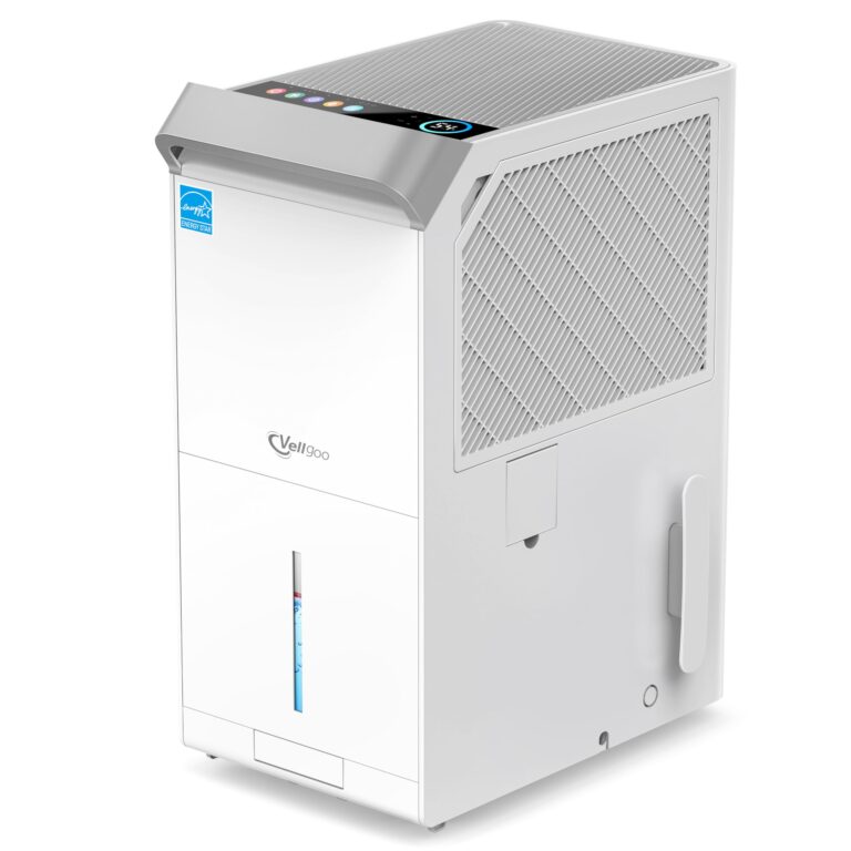 Vellgoo 4,000 Sq.Ft Most Efficient Energy Star 2024 dehumidifier for Basement, 50 Pint 2024 DOE Dehumidifiers for Home Large Room, Intelligent Humidity Control