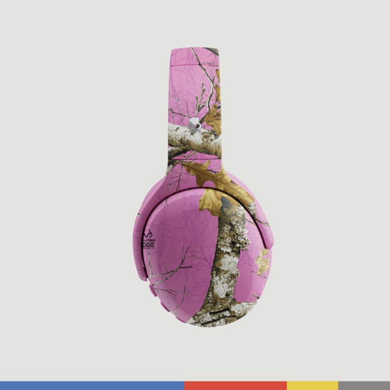 Skullcandy Crusher ANC 2 Over-Ear Active Noise Cancelling Wireless Bluetooth Headphones with Sensory Bass, Alexa Voice Control, 50 Hr Battery, Microphone - Realtree Edge Colors Pink - Image 5