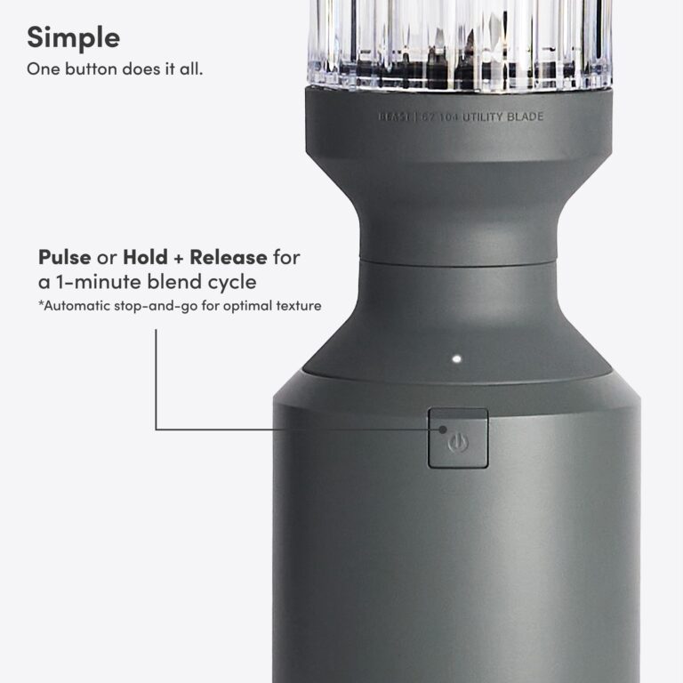 Beast Mega 1200 | Premium Countertop Blender | Smoothies, Shakes, Sauces, Dips, Soups | Blends Ice and Frozen Fruit | XL Vessel | Extra Vessels, Straw System Included | 1200W | (Charcoal, 120V) - Image 5