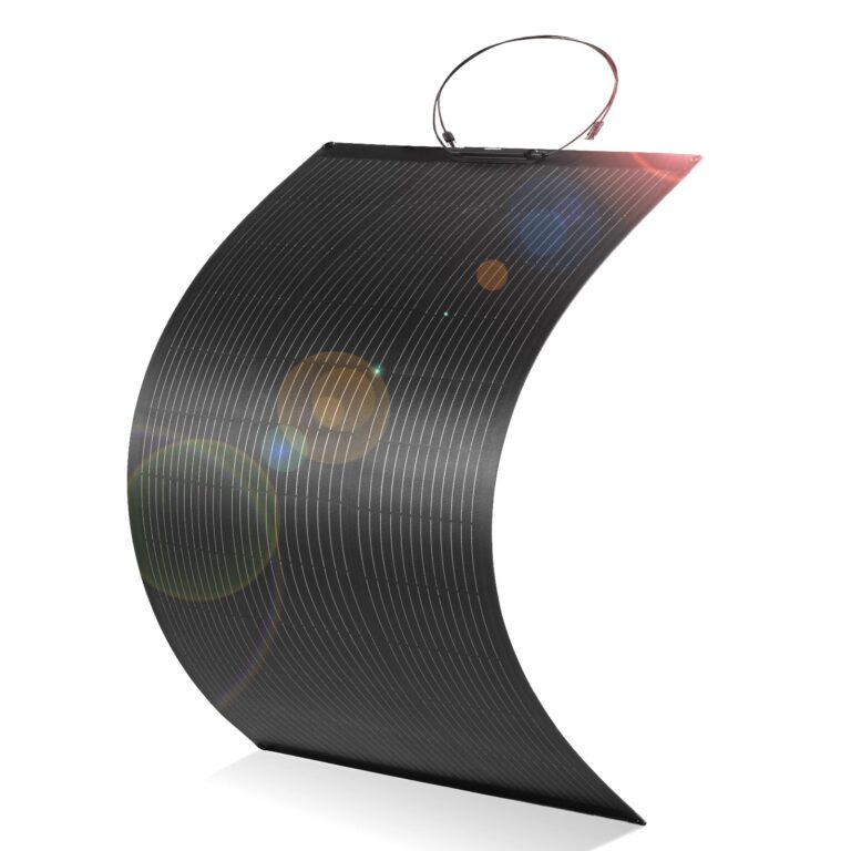 ATEM POWER 150W Flexible Solar Panel 245° Bendable 12V Monocrystalline Portable Solar Charger with Uneven Surfaces Lightweight for RV Tent Roof Boat Cabin onfppt Marine Camping