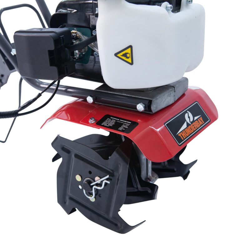 Thunderbay Cultivator 2Cycle 52cc Gas Powered Tiller w/Adjustable 4 Steel Tines Small Rototiller - Image 4