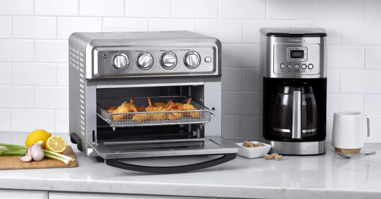 Air Fryer + Convection Toaster Oven by Cuisinart, 7-1 Oven with Bake, Grill, Broil & Warm Options, Stainless Steel, TOA-60 - Image 3