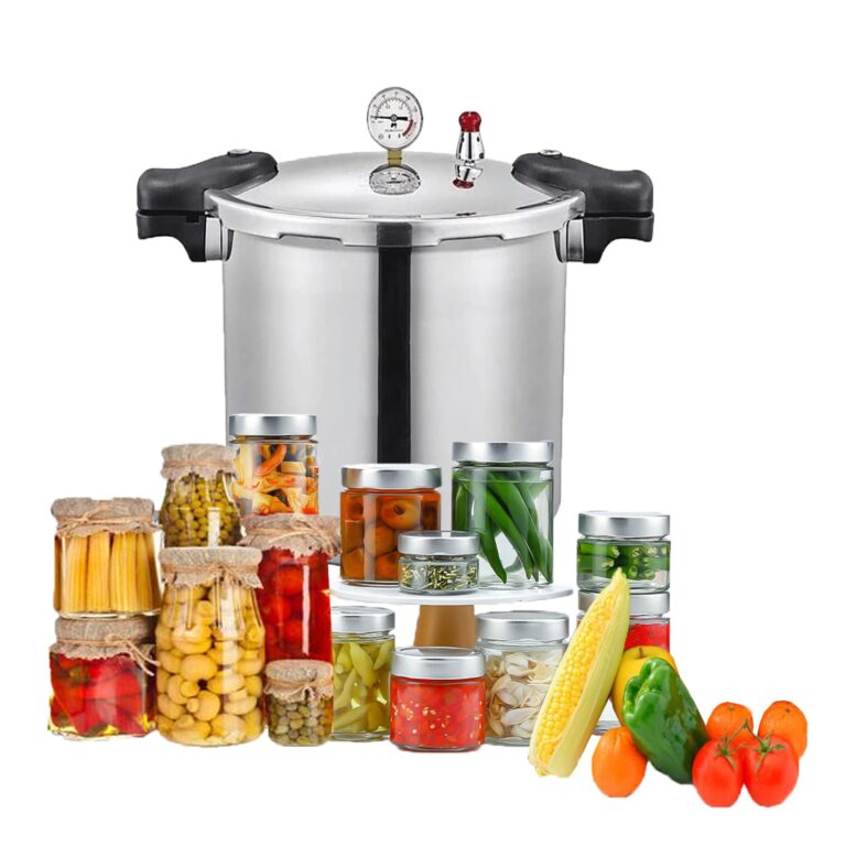 25 Quart Pressure Canner Cooker & all american pressure canners for canning & water bath canner | Pressure Gauge & Pressure Regulator | Induction Compatible & Pressure release 13 PSI (+/- 5%) - Image 2
