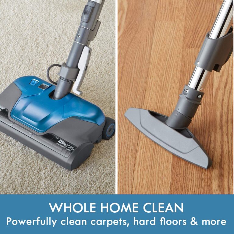 Kenmore Pet Friendly Lightweight Bagged Canister Vacuum Cleaner with Extended Telescoping Wand, HEPA, 2 Motors, Retractable Cord, and 4 Cleaning Tools, Blue - Image 5