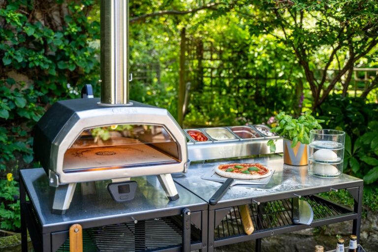 ooni Large Modular Pizza Oven Table - 31x31x35 Inch Stainless Steel Grill Stand, Barbecue Cart, Outdoor Pizza Station - Image 4