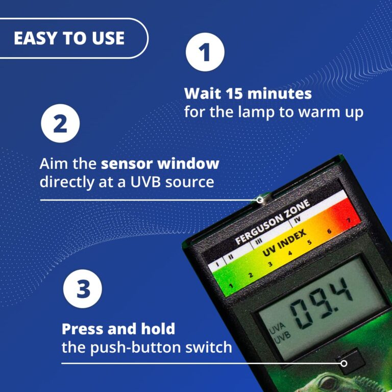 Solarmeter Model 6.5R Reptile UV Index Meter, Handheld Digital Radiometer for Measuring Ultraviolet Light, Measures 280-400 nm with Range from 0-199.9 UV Index, Made in USA, ABS Polymer, Black - Image 7