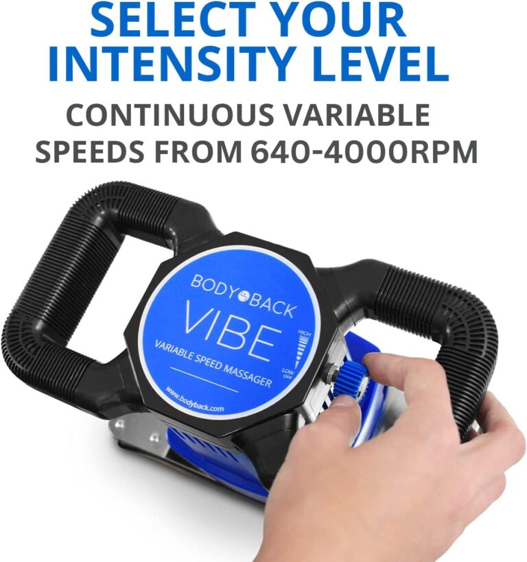 Body Back Vibe 2.0 - Handheld Orbital Massager for Back Pain Relief - Variable Speed Chiropractic Tool for Muscle Recovery and Relaxation - Professional Quality Massager for Home Use - Image 8