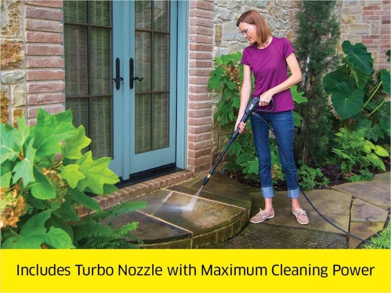 Karcher K1800 1800 PSI 1.3 GPM Electric Power Pressure Washer with Turbo, 15°, & Soap Nozzles - Image 6