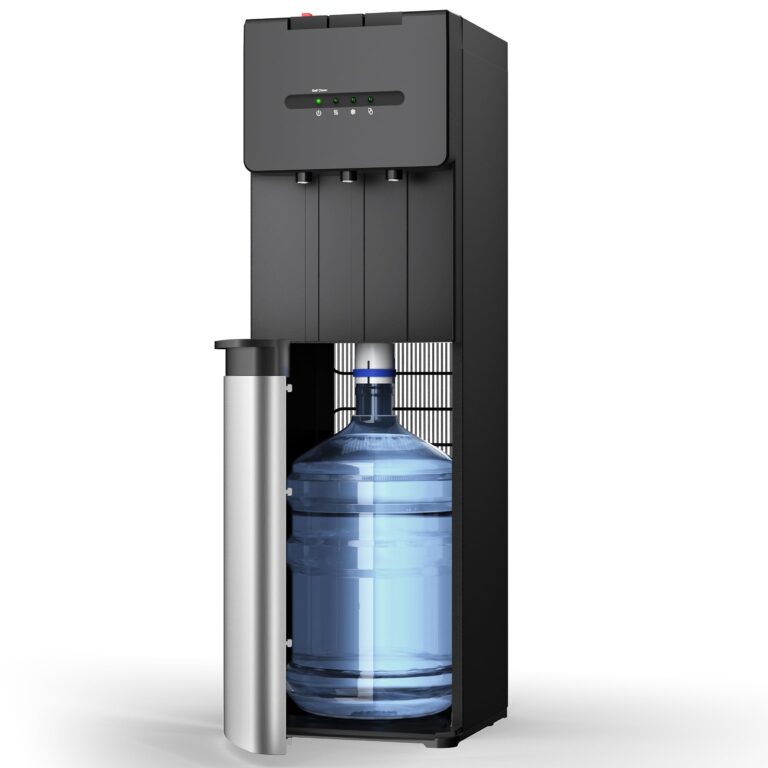 Euhomy Self-Cleaning Bottom Loading Water Dispenser, 3 Temperatures - Cold/Hot/Warm, with Child Lock, Display Light, Suitable for Apartments, Schools, Companies, Black - Image 9