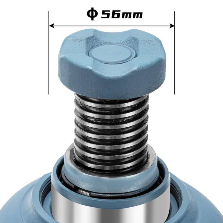 BAOSHISHAN 12 Ton High Lift Bottle Jack 9.25" to 23.23" Lifting Range Heavy Duty Double Ram Hydraulic Truck Jack Welded Jack - Image 2