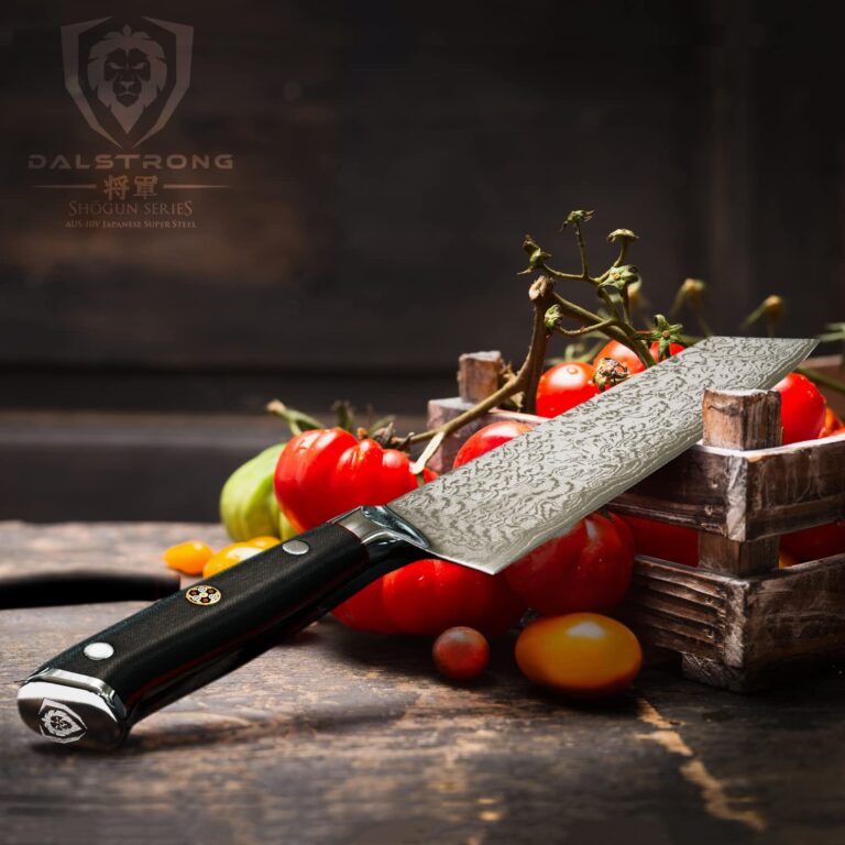 Dalstrong Kiritsuke Chef Knife - 8.5 inch - Shogun Series Elite - Damascus - Japanese AUS-10V Super Steel Kitchen Knife - Premium Black G10 Handle - Razor Sharp Knife - Chef's Knife - w/Sheath - Image 3