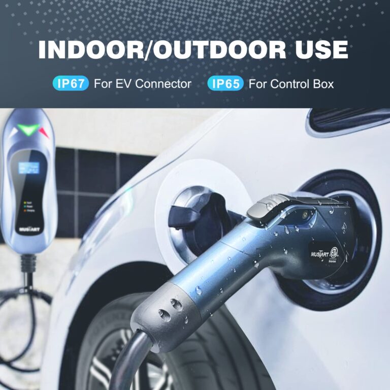 MUSTART Level 2 EV Charger, 40 Amp, 240 Volt, 25ft Cable, Electric Vehicle Portable Charger Plug-in EV Charging Station with NEMA 14-50P, ETL Certificated - Image 4