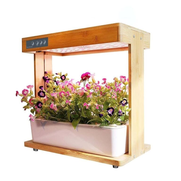 Hydroponics Growing System, Indoor Garden with LED Light, Auto Timer, Herb Garden Kit, Indoor Hydroponic Planter, Gardening Gifts for Women