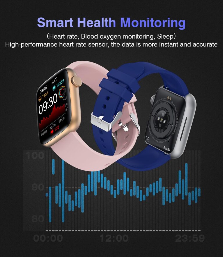 EarlySincere Smart Watches for Men Women(Answer/Make Call), 1.9'' HD Full Touch Screen Fitness Tracker, IP67 Waterproof Smartwatch with Heart Rate, Blood Oxygen for Android and iPhone - Image 2