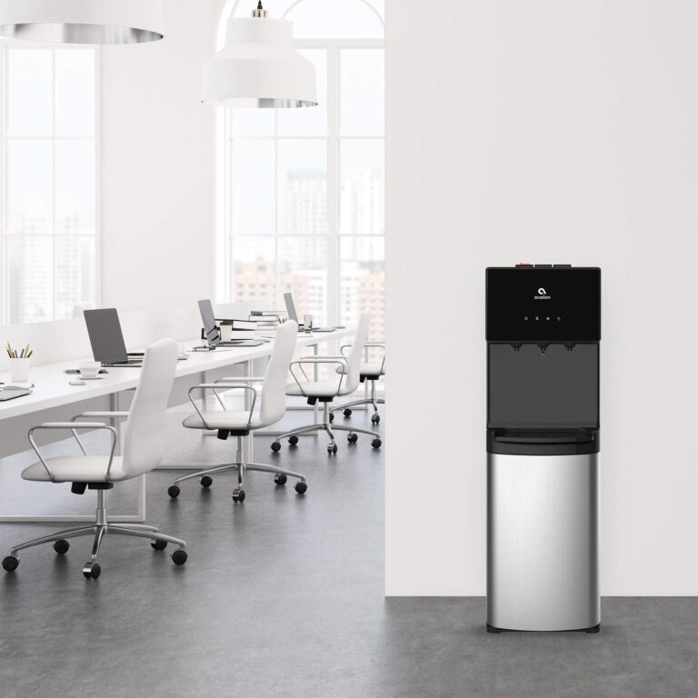 Avalon Bottom Loading Water Cooler Water Dispenser with BioGuard- 3 Temperature Settings - Hot, Cold & Room Water, Durable Stainless Steel Construction, Anti-Microbial Coating- UL Listed - Image 3