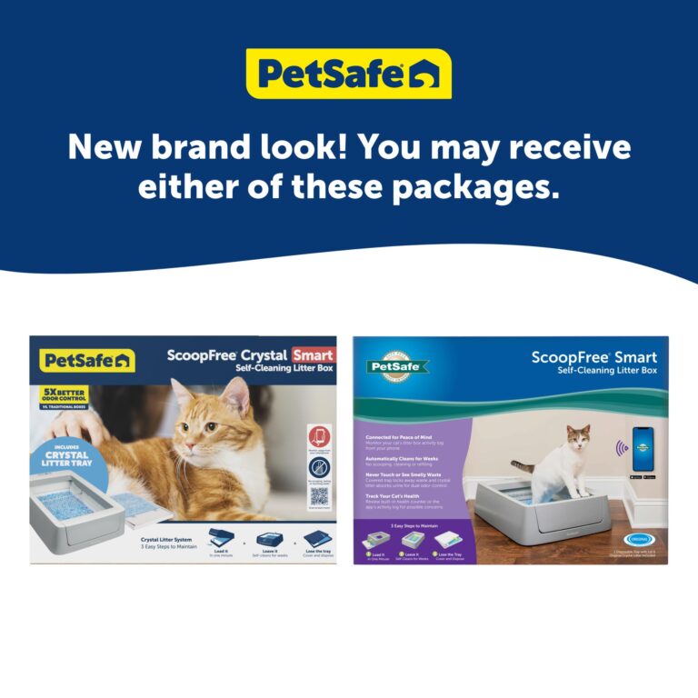 PetSafe ScoopFree Crystal Smart Self-Cleaning Cat Litter Box - WiFi & App Enabled - Hands-Free Cleanup With Disposable Crystal Trays - Less Tracking, Superior Odor Control - Includes a Disposable Tray - Image 2