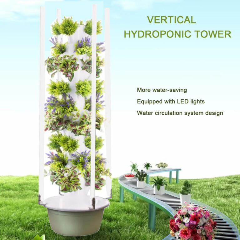 Hydroponics Growing System Kit, Vertical Garden Planter with Grow Lamp, Adjustable Hydroponic Garden Hydroponics Growing Tower, Herbs & Vegetables Smart Home Indoor Gardening System,5Layer - Image 6