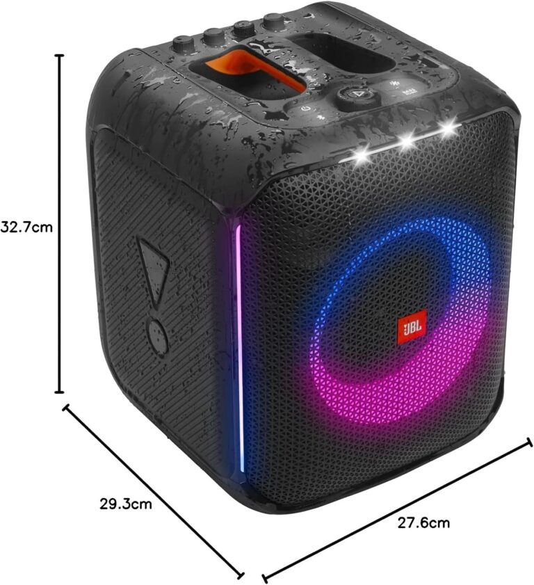 JBL Partybox Encore Essential: 100W Sound, Built-in Dynamic Light Show, and Splash Proof Design, Black - Image 6