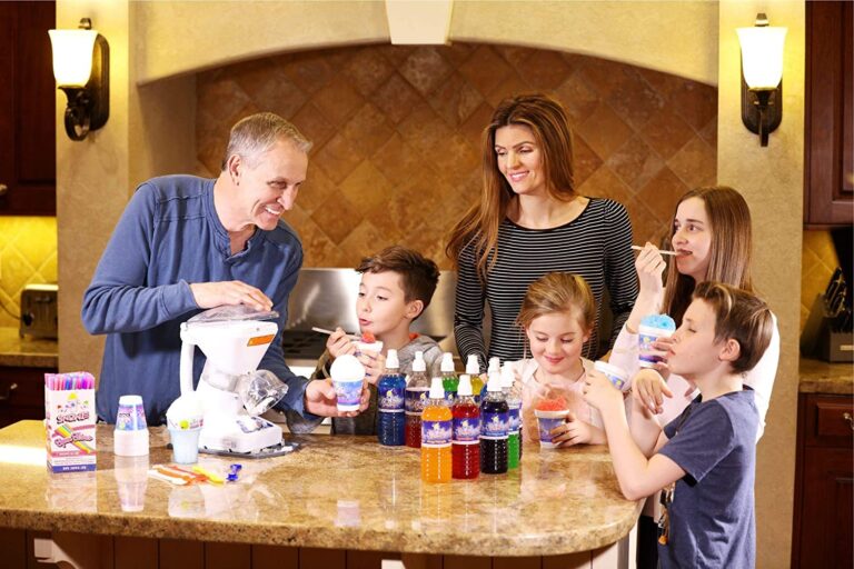 SNOWIE - Little Snowie Max Snow Cone Machine - Premium Shaved Ice Maker, with Powder Sticks Syrup Mix, 6-Stick Kit, Black - Image 5