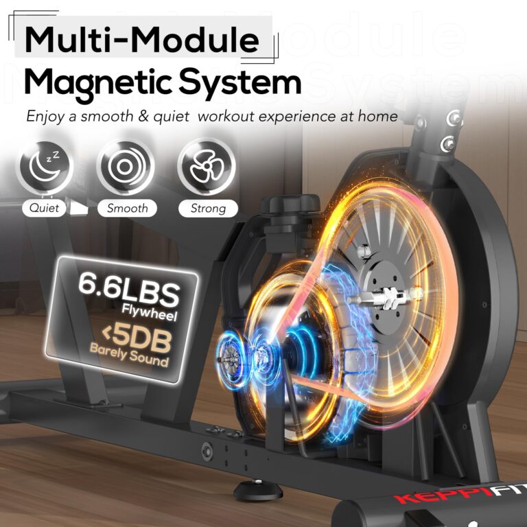 KeppiFitness Recumbent Exercise Bike with 8 Levels Magnetic Resistance for Cardio Workout for seniors at Home,380LB Weight Capacity Exercise Bike with Pulse Sensor,Digital Electronic Display, - Image 7