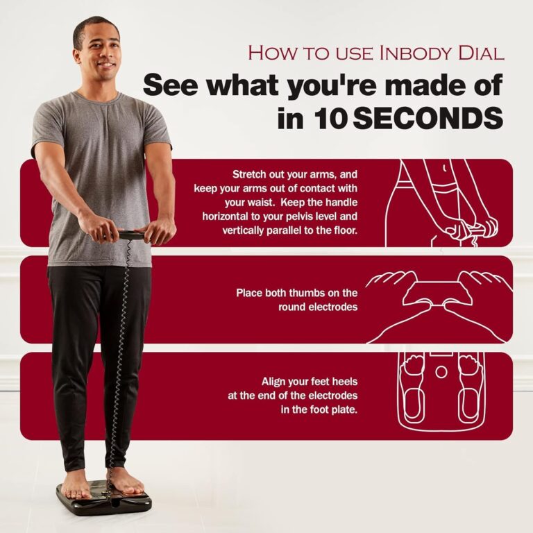 InBody Dial H20 Body Fat Scale - InBody Scale for Body Weight, Fat Percentage and Muscle Mass - Gym Accessory for Men & Women, Body Fat Measurement Device - Bluetooth-Connected, Midnight Black - Image 7