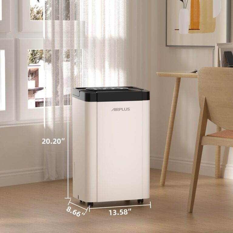 AIRPLUS 4,500 Sq. Ft. 70pint Dehumidifier, Humidity with Auto Shut off, Auto Drain or Manual Drainage, 0.8 gal Water Tank Capacity for Home and Basement - Image 2