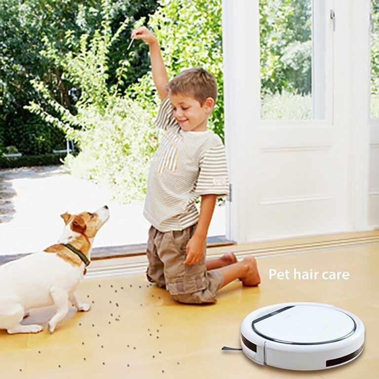 ILIFE V3s Pro Robot Vacuum Cleaner, Tangle-free Suction , Slim, Automatic Self-Charging Robotic Vacuum Cleaner, Daily Schedule Cleaning, Ideal For Pet Hair，Hard Floor and Low Pile Carpet,Pearl White - Image 3