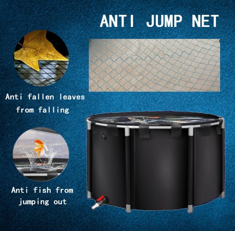 MOGUOBIN Above Ground Pond,Canvas Fish Pond Pool,Round Thickening Koi Pond Tank,PVC Fish Pond,Pool Above Ground with Durable Framed,for Fish Farming Aquatic Products Breeding Pond 59x39in/449Gal - Image 6
