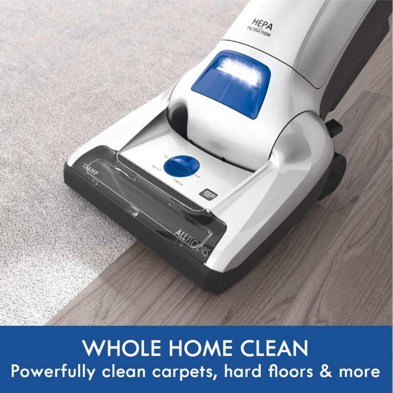 Kenmore 31140 Pet Friendly Lightweight Bagged Upright Beltless Vacuum with Pet Handi-Mate, Triple HEPA, Telescoping Wand, 4-Position Height Adjustment, 3 Cleaning Tools, Blue/Silver - Image 6