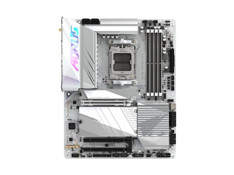 GIGABYTE X670E AORUS PRO X (AM5/ LGA 1718/ AMD/ X670E/ EATX/ 5-Year Warranty/ DDR5/ Quad M.2/ PCIe 5.0/ USB 3.2 Gen2X2 Type-C/WiFi 7/ Intel 2.5GbE LAN/Q-Flash Plus/EZ-Latch Plus/Motherboard) - Image 7