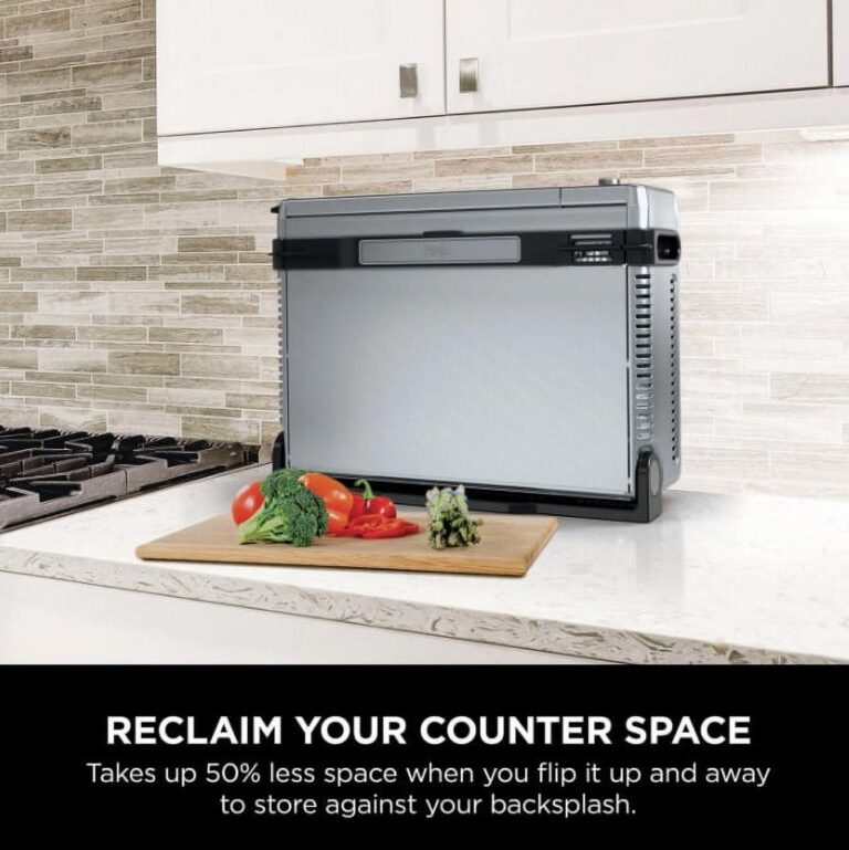 Ninja Foodi 9 in 1 Digital Multi-Functional Cooking, Air Fry Oven, Convection Oven, Toaster, Flip-Away Storage, Air Roast, Bake, Broil, Dehydrate, Reheat, 1800 Watts, Stainless Steel (102A) - Image 8