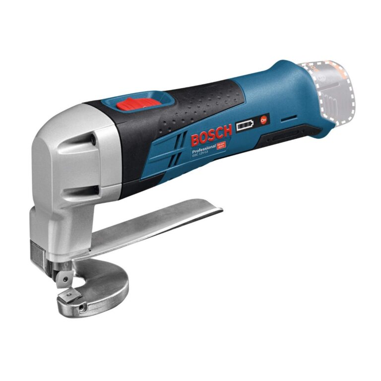 Bosch Professional GSC 12V-13 Cordless Metal Shear , Cuts through metal 4 times faster – with zero effort (Without Battery and Charger) - Carton