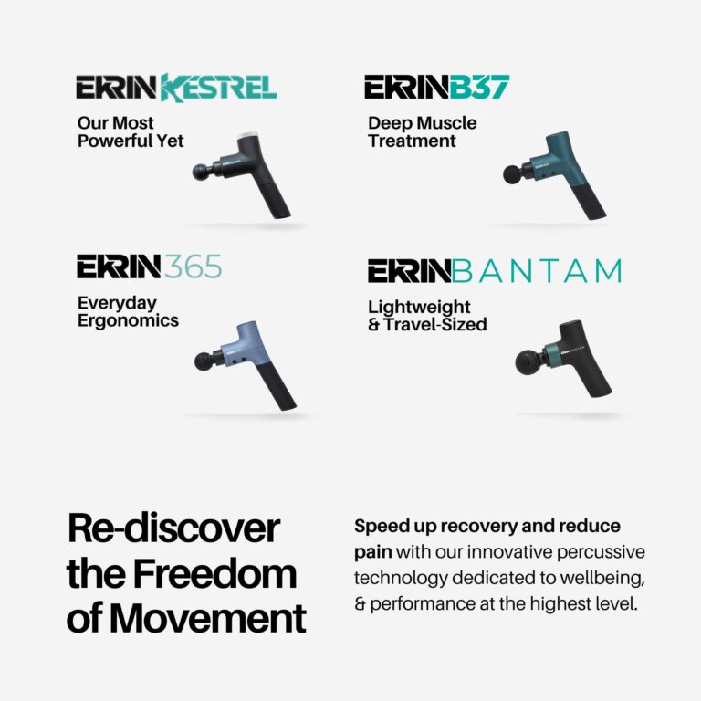 Ekrin Athletics Kestrel Massage Gun: Enhanced Precision & Comfort for Superior Muscle Recovery & Wellness | Relieve Sore Muscles and Stiffness - Image 2
