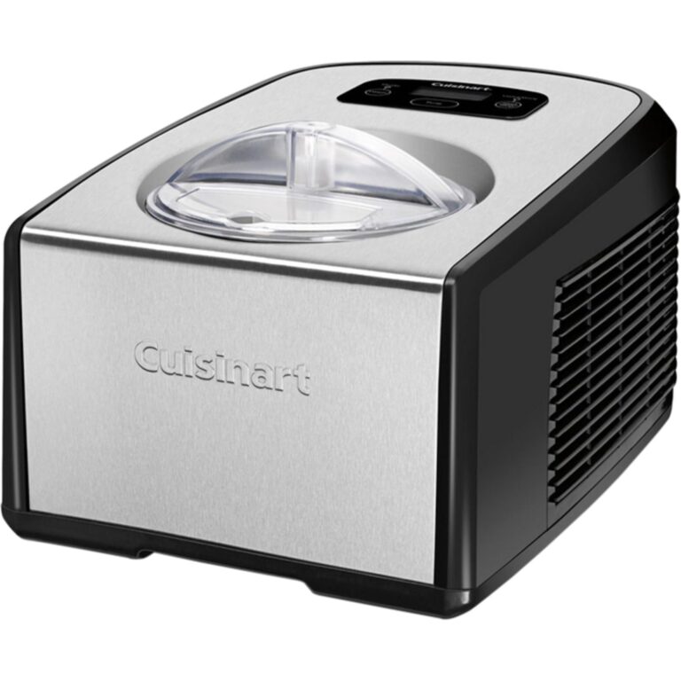 Cuisinart ICE-100 1.5-Quart Ice Cream and Gelato Maker, Fully Automatic with a Commercial Quality Compressor and 2-Paddles, 10-Minute Keep Cool Feature, Black and Stainless Steel - Image 2