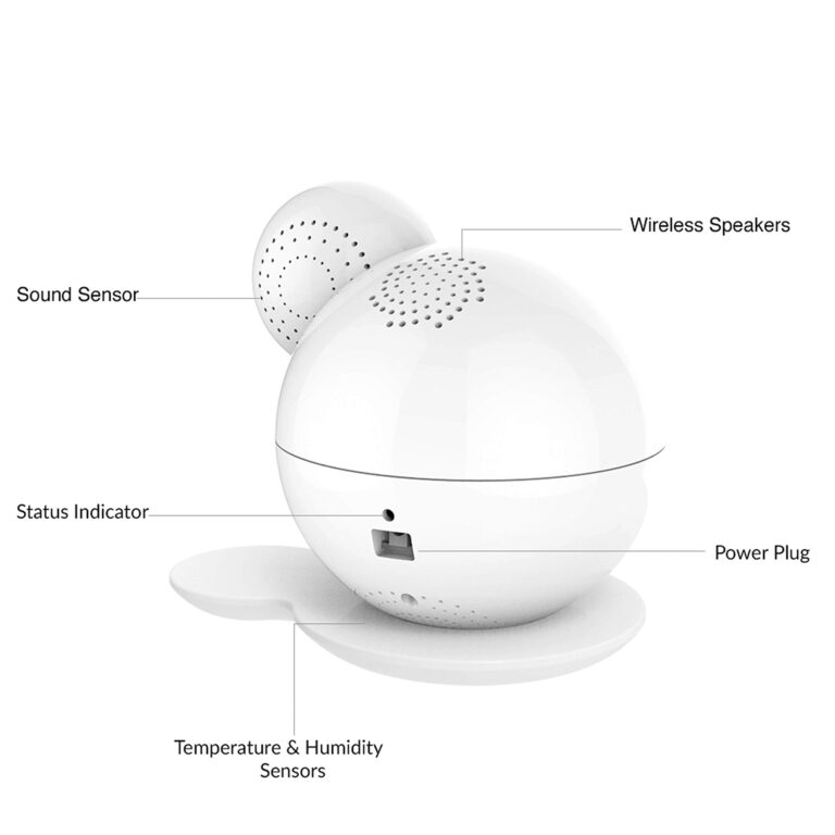 iBaby Smart WiFi Baby Monitor M8 Lite, 1080P Full HD Camera, Two Way Talk, Temperature Sensor, Night Vision, Wake Up and Bedtime Music, Remote Pan and Tilt with Smartphone App for Android and iOS - Image 4