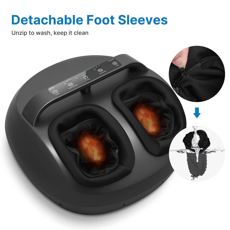 RENPHO Foot Massager with Heat and Remote, FSA & HSA Eligible, Shiatsu Foot Massager for Foot Care, Electric Foot Massager with Handle Design, Great Gifts for Men and Women, Fits feet up to Size 12 - Image 3