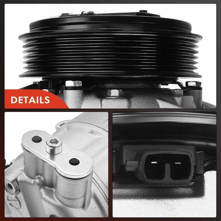 A-Premium Air Conditioner AC Compressor with Clutch Compatible with Maserati Ghibli 3.0L 2014-2019 - Image 3