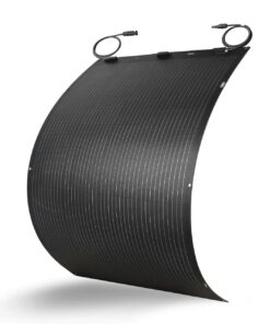 Greenmagic 200W 20V Flexible Solar Panel Ultra Thin Ultra Lightweight Off-Grid Charger for Marine RV Cabin Van Car Uneven Surfaces