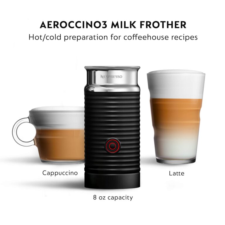 Nespresso VertuoPlus Deluxe Coffee and Espresso Maker Bundle with Aeroccino Milk Frother by De'Longhi, Black with Vertuoline Variety Pack Coffees included - Image 3