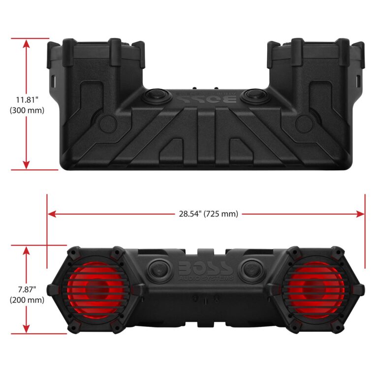 BOSS Audio Systems ATV30BRGB ATV Speaker System - 6.5 Inch Speakers, 1 Inch Tweeters, Built-in Amplifier, Bluetooth, Multi-Color Illumination - Image 5