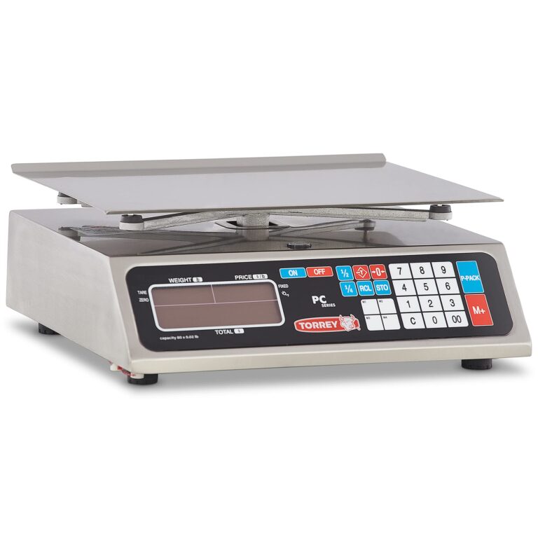TORREY PC80L Electronic Price Computing Scale, Rechargeable Battery, Stainless Steel Construction, 100 Memories, 8 Direct Access Keys, 80 lb - Image 9