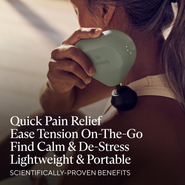 TheraGun Mini Handheld Electric Massage Gun - Compact Deep Tissue Treatment for Any Athlete On The Go - Portable Percussion Massager with QuietForce Technology (Green - 2.0) - Image 7