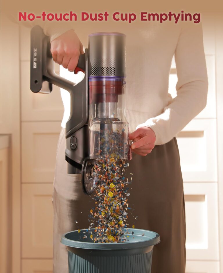 Cordless Vacuum Cleaner, 48Kpa 550W 65Mins Vacuum Cleaners for Home, Vacuum Cleaner with Wall Mount Charging, Anti-Tangle Stick Vacuum Self-Standing, Vacuum Cordless Rechargeable for Pet Hair/Carpet - Image 3