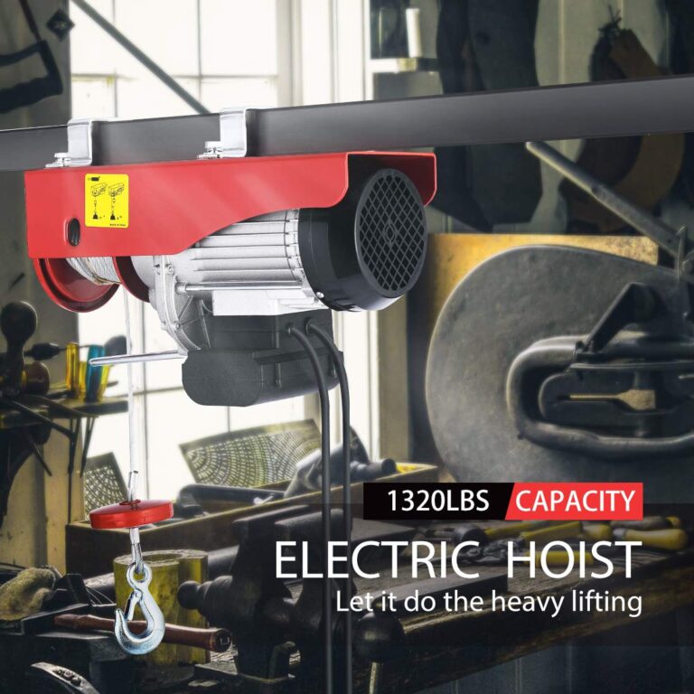 VIVOHOME Electric Hoist, 110V 1320 Lbs Winch with Remote Control, Zinc-Plated Steel Wire Hoist for Garage, Warehouses, Factories 38ft Lifting Height with Emergency Stop Switch ETL Listed - Image 7