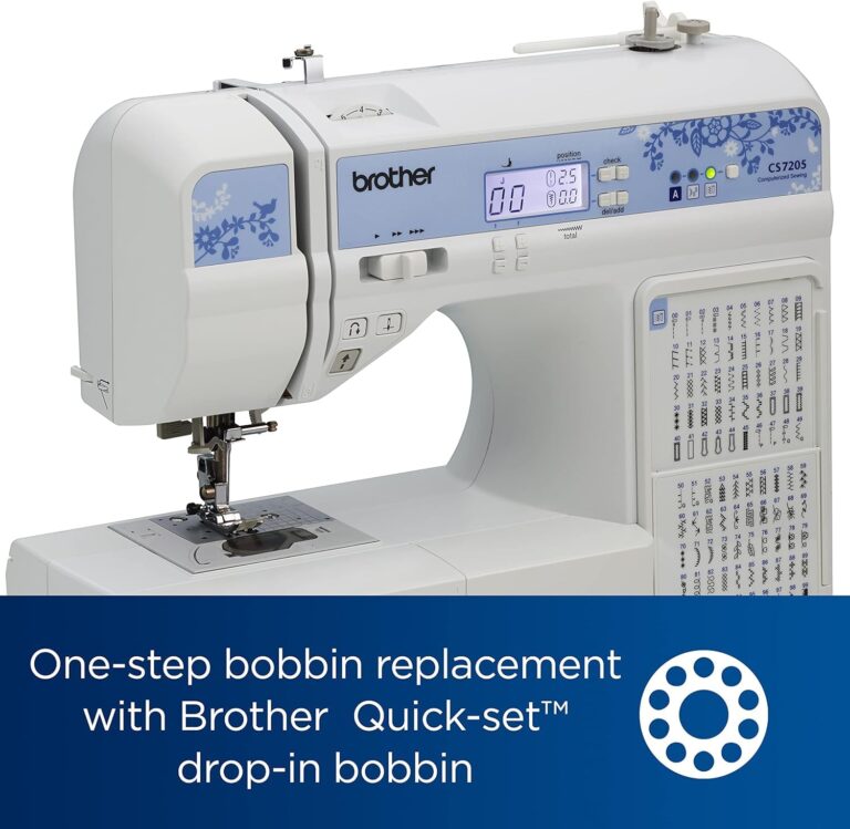 Brother CS7205 Computerized Sewing Machine with Wide Table, 150 Built-in Stitches, SA520 Water Soluble Stabilizer Included - Image 5